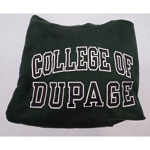 Champion College Of Dupage Green Hoodie Chaparrals chaps - Picture 3 of 6